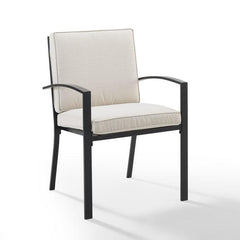 Crosley Kaplan 2pc Outdoor Metal Dining Chair Set - KO60025BZ - The Home Selection