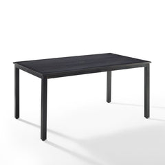 Crosley Kaplan 60 Inch Outdoor Metal Dining Table Oil-Rubbed Bronze - CO6215-BZ - The Home Selection