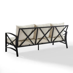 Crosley Kaplan 79 Inch Outdoor Metal Sofa - KO60027 - The Home Selection