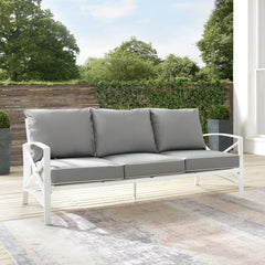 Crosley Kaplan 79 Inch Outdoor Metal Sofa - KO60027 - The Home Selection