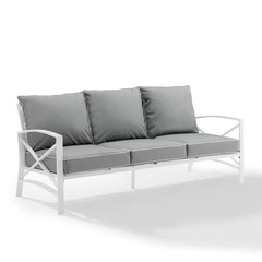 Crosley Kaplan 79 Inch Outdoor Metal Sofa - KO60027 - The Home Selection