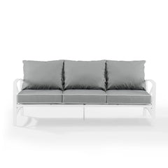 Crosley Kaplan 79 Inch Outdoor Metal Sofa - KO60027 - The Home Selection