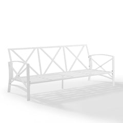 Crosley Kaplan 79 Inch Outdoor Metal Sofa - KO60027 - The Home Selection