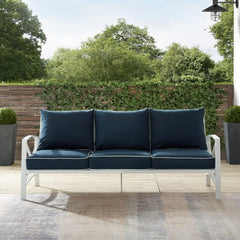Crosley Kaplan 79 Inch Outdoor Metal Sofa - KO60027 - The Home Selection