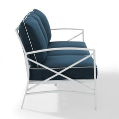 Crosley Kaplan 79 Inch Outdoor Metal Sofa - KO60027 - The Home Selection