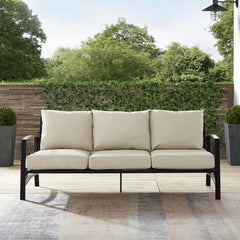 Crosley Kaplan 79 Inch Outdoor Metal Sofa - KO60027 - The Home Selection