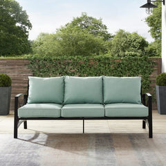 Crosley Kaplan 79 Inch Outdoor Metal Sofa - KO60027 - The Home Selection