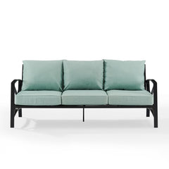 Crosley Kaplan 79 Inch Outdoor Metal Sofa - KO60027 - The Home Selection