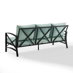 Crosley Kaplan 79 Inch Outdoor Metal Sofa - KO60027 - The Home Selection