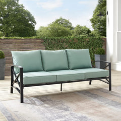 Crosley Kaplan 79 Inch Outdoor Metal Sofa - KO60027 - The Home Selection