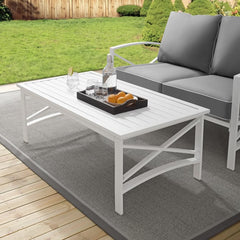 Crosley Kaplan Outdoor Metal Coffee Table - CO6207 - The Home Selection