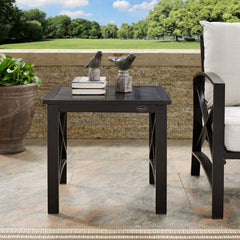 Crosley Kaplan Outdoor Metal Side Table - CO6208 - The Home Selection