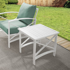 Crosley Kaplan Outdoor Metal Side Table - CO6208 - The Home Selection