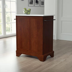 Crosley Lafayette 31 Inch Granite Top Portable Kitchen Island/Cart - KF30020B - The Home Selection