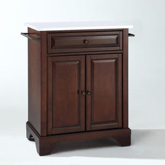 Crosley Lafayette 31 Inch Granite Top Portable Kitchen Island/Cart - KF30020B - The Home Selection