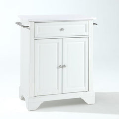 Crosley Lafayette 31 Inch Granite Top Portable Kitchen Island/Cart - KF30020B - The Home Selection