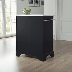 Crosley Lafayette 31 Inch Granite Top Portable Kitchen Island/Cart - KF30020B - The Home Selection