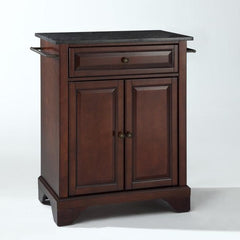 Crosley Lafayette 31 Inch Granite Top Portable Kitchen Island/Cart - KF30024B - The Home Selection