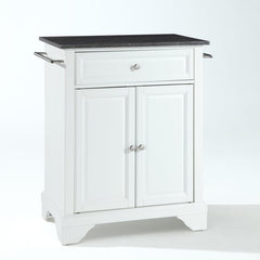 Crosley Lafayette 31 Inch Granite Top Portable Kitchen Island/Cart - KF30024B - The Home Selection