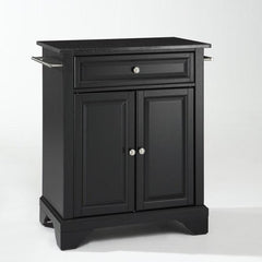 Crosley Lafayette 31 Inch Granite Top Portable Kitchen Island/Cart - KF30024B - The Home Selection