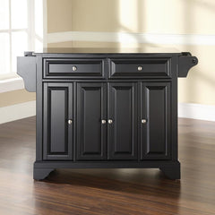 Crosley Lafayette 51.50 Inch Granite Top Full Size Kitchen Island/Cart- KF30004B - The Home Selection