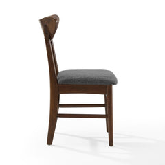 Crosley Landon 2pc Wood Dining Chairs W/Upholstered Seat - CF6021 - The Home Selection