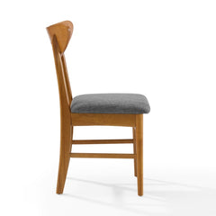 Crosley Landon 2pc Wood Dining Chairs W/Upholstered Seat - CF6021 - The Home Selection