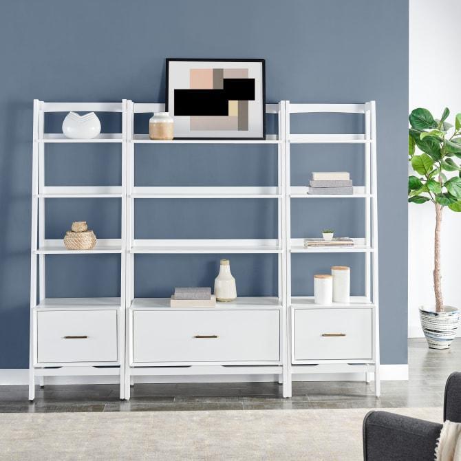 Crosley Landon 82.25 Inch 3pc Etagere Set - KF13040 - The Home Selection