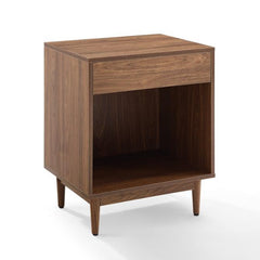 Crosley Liam 20 Inch Record Storage End Table - CF1117-WA - The Home Selection