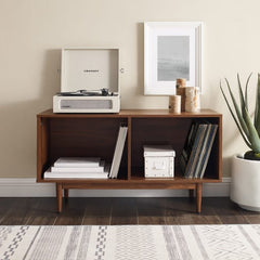 Crosley Liam 40 Inch Medium Record Storage Console Cabinet - CF1116 - The Home Selection