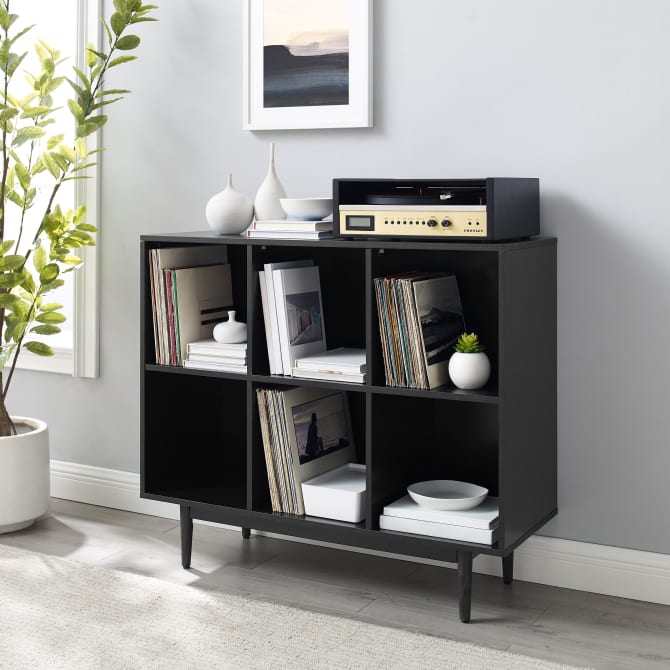 Crosley Liam 42.25 Inch 6 Cube Bookcase - CF1121 - The Home Selection