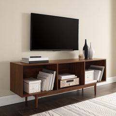 Crosley Liam 60 Inch Large Record Storage Console Cabinet - CF1115 - The Home Selection