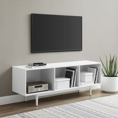 Crosley Liam 60 Inch Large Record Storage Console Cabinet - CF1115 - The Home Selection