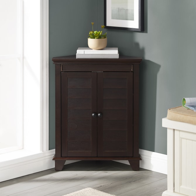 Crosley Lydia 22 Inch Corner Cabinet - CF7021 - The Home Selection