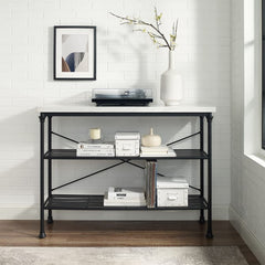 Crosley Madeleine 48 Inch Console - CF6130-MB - The Home Selection
