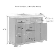 Crosley Madison Kitchen Island/Cart - CF3021-EM - The Home Selection