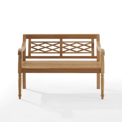 Crosley Olivier Indoor/Outdoor Teak Bench - CO7381-TK - The Home Selection