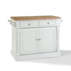 Crosley Oxford Butcher Block Kitchen Island - KF30006 - The Home Selection