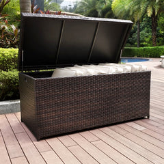 Crosley Palm Harbor 52 Inch Outdoor Wicker Storage Bin - CO7300 - The Home Selection