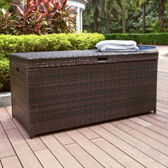 Crosley Palm Harbor 52 Inch Outdoor Wicker Storage Bin - CO7300 - The Home Selection