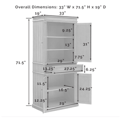 Crosley Parsons 33 Inch Pantry - CF3100 - The Home Selection