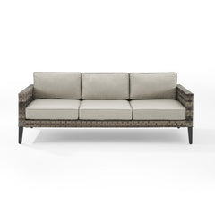 Crosley Prescott Outdoor Wicker Sofa - KO70250BR - The Home Selection