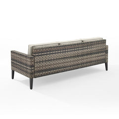 Crosley Prescott Outdoor Wicker Sofa - KO70250BR - The Home Selection