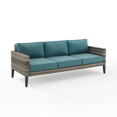Crosley Prescott Outdoor Wicker Sofa - KO70250BR - The Home Selection