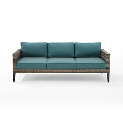Crosley Prescott Outdoor Wicker Sofa - KO70250BR - The Home Selection