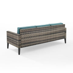 Crosley Prescott Outdoor Wicker Sofa - KO70250BR - The Home Selection