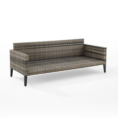 Crosley Prescott Outdoor Wicker Sofa - KO70250BR - The Home Selection