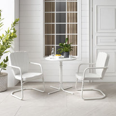 Crosley Ridgeland 108 Inch 3pc Outdoor Metal Bistro Set - KO10016 - The Home Selection
