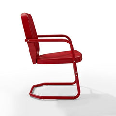 Crosley Ridgeland 23.25 Inch 2pc Outdoor Metal Armchair Set - CO1031 - The Home Selection