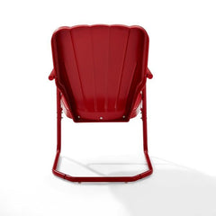 Crosley Ridgeland 23.25 Inch 2pc Outdoor Metal Armchair Set - CO1031 - The Home Selection